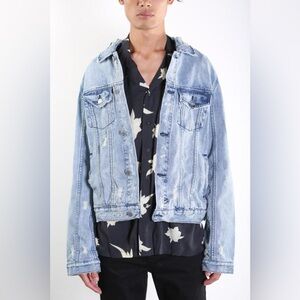 Ksubi Classic Jean Jacket in Hendrix Blue Mens Size Large